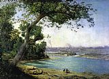 Alexander Helwig Wyant Falls of the Ohio and Louisville painting